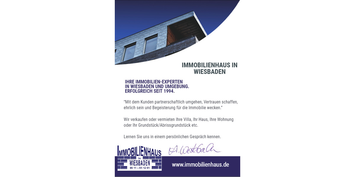 Etagenwohnung Wiesbaden Sonnenberg - 3 Zimmer, 58 m&sup2;, 900&euro; | Angebot:25679956