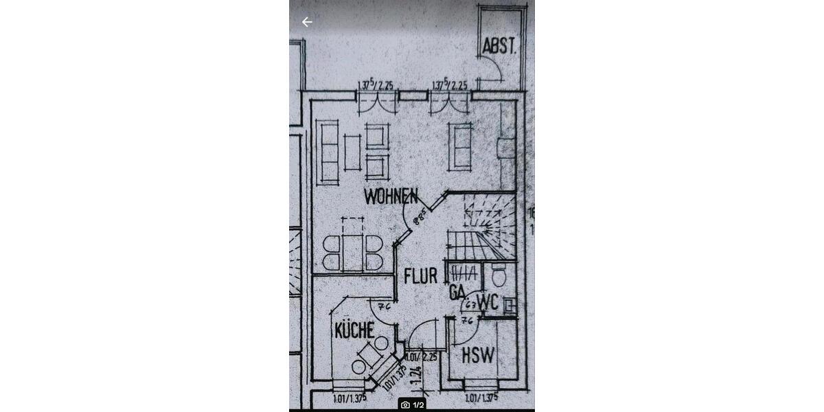 Etagenwohnung Selsingen - 3 Zimmer, 90 m&sup2;, 900&euro; | Angebot:26610284