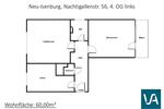Etagenwohnung Neu-Isenburg Isenburg - 2 Zimmer, 60 m&sup2;, 774&euro; | Angebot:26650716