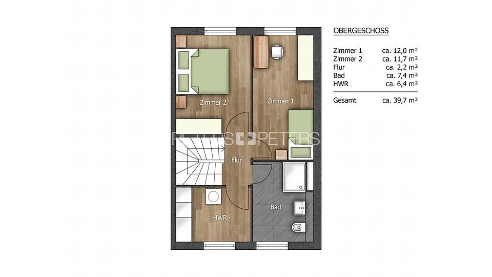 Maisonettenwohnung Geesthacht - 4 Zimmer, 120 m&sup2;, 1.860&euro; | Angebot:25649824
