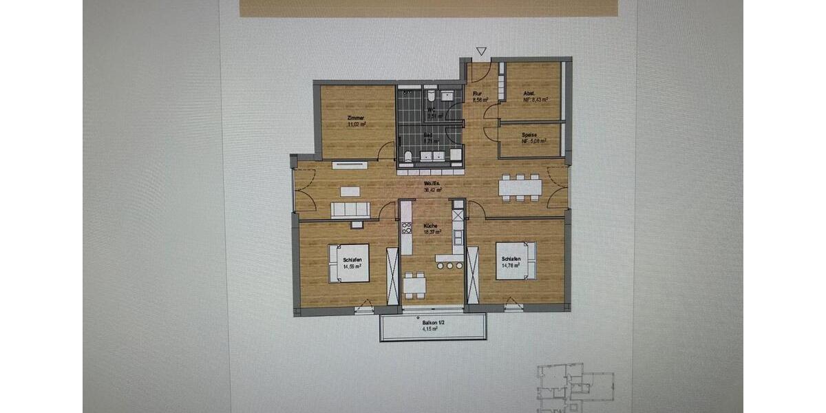Neuwertige DG-Whg. (2025) in zentraler Lage 4 zimmer