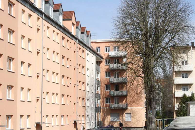 Etagenwohnung Augsburg Antonsviertel - 2 Zimmer, 48 m&sup2;, 570&euro; | Angebot:25309417