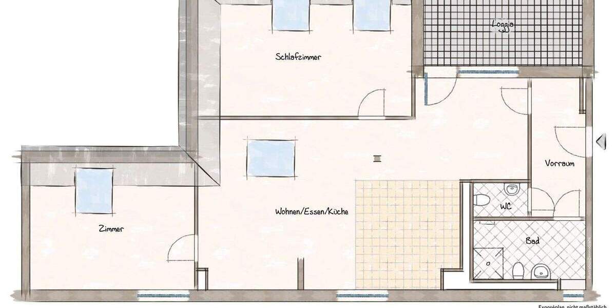 Etagenwohnung Berchtesgaden - 3 Zimmer, 99 m&sup2;, 1.790&euro; | Angebot:25878478