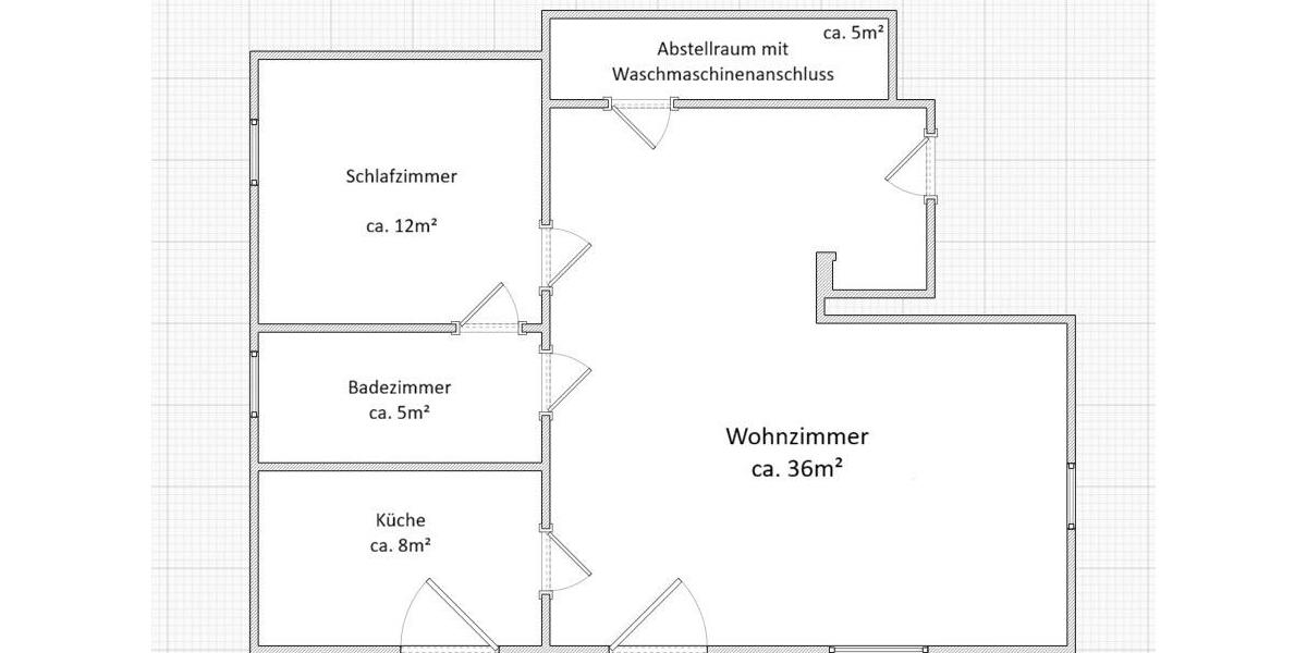 Erdgeschoßwohnung Königs Wusterhausen Kablow - 2 Zimmer, 66 m&sup2;, 900&euro; | Angebot:26705118