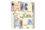 Erdgeschoßwohnung Freiberg - 2 Zimmer, 53 m&sup2;, 345&euro; | Angebot:25378490