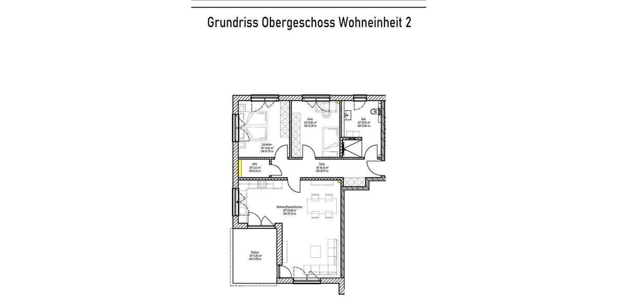 Etagenwohnung Konz Obermennig - 3 Zimmer, 89 m&sup2;, 1.070&euro; | Angebot:26672461