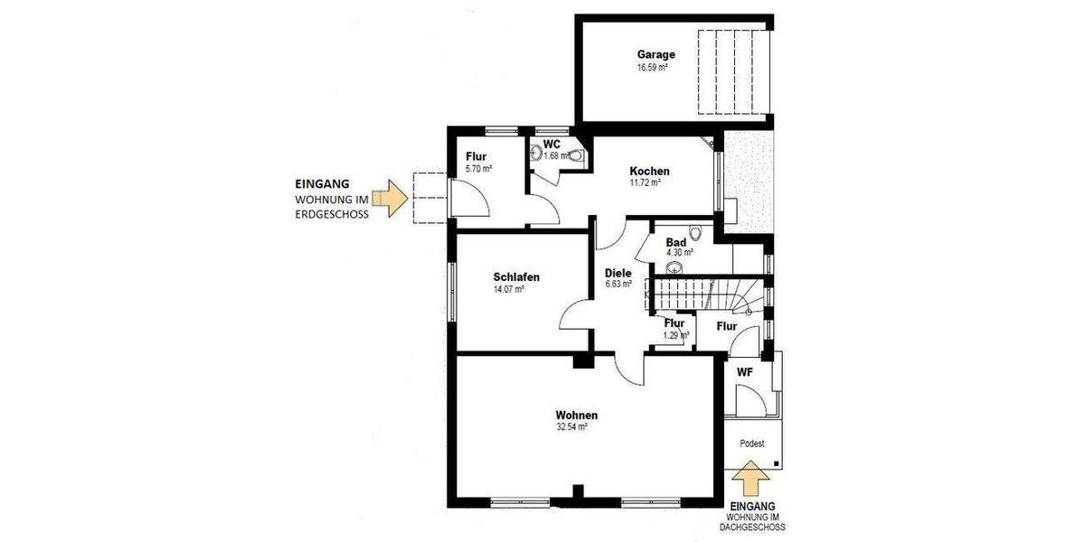 Mehrfamilienhaus, Wohnhaus Rastede Wahnbek - 5 Zimmer, 163 m&sup2;, 1.725&euro; | Angebot:24407066