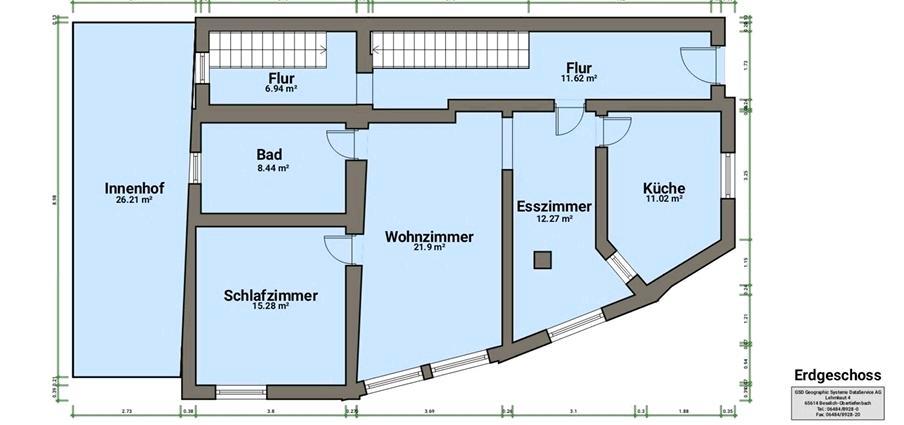 Erdgeschoßwohnung Weiler bei Bingen - 3 Zimmer, 69 m&sup2;, 600&euro; | Angebot:24842626