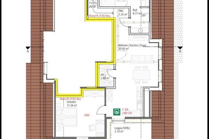 2-Zimmer-Neubauwohnung im Außenbereich in Ahaus-Alstätte 1 zimmer