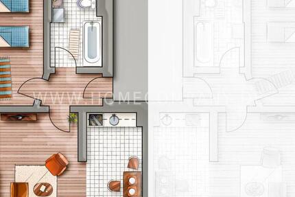 Wohnen auf Zeit Leipzig Nord - 2 Zimmer, 47 m&sup2;, 1.600&euro; | Angebot:26692376