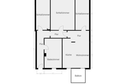 Wohnung Lichtenstein/Sachsen Lichtenstein - 4 Zimmer, 115 m&sup2;, 1.150&euro; | Angebot:24872981
