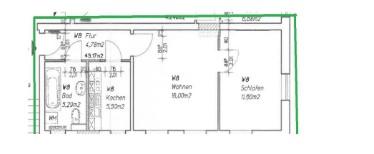Hochparterre Ebersbach-Neugersdorf Neugersdorf - 2 Zimmer, 43 m&sup2;, 235&euro; | Angebot:24752107
