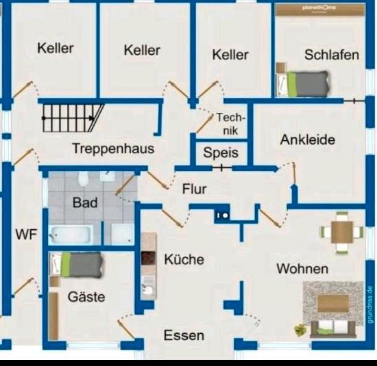 Erdgeschoßwohnung Grafenau Frauenberg - 3.5 Zimmer, 95 m&sup2;, 750&euro; | Angebot:26003214