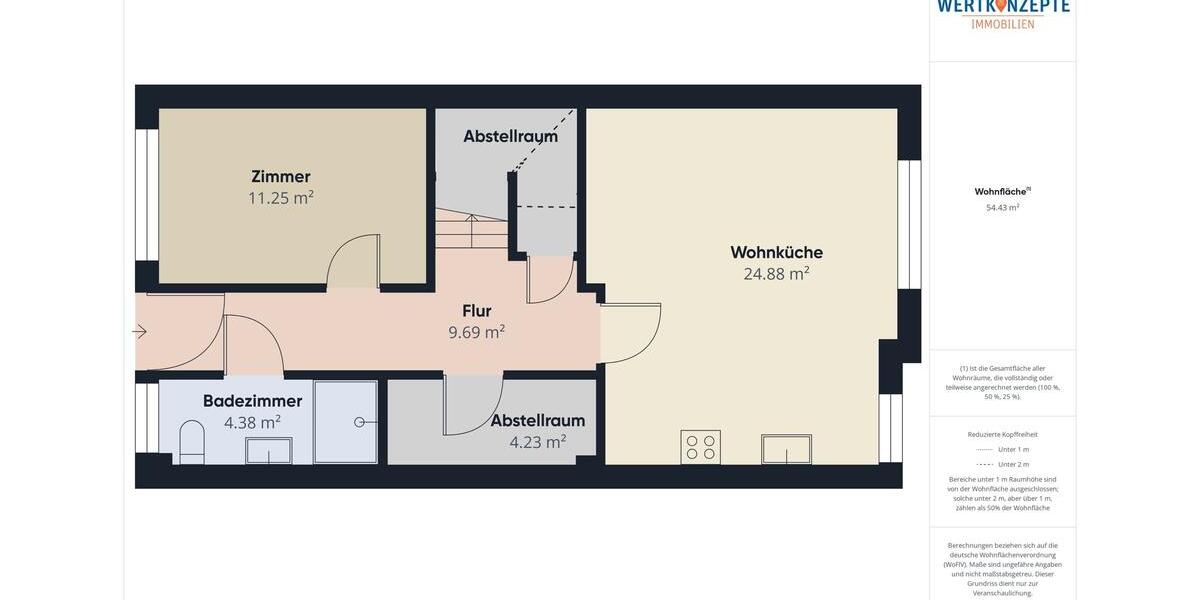 Maisonettenwohnung Husum - 3 Zimmer, 86 m&sup2;, 1.190&euro; | Angebot:26490658