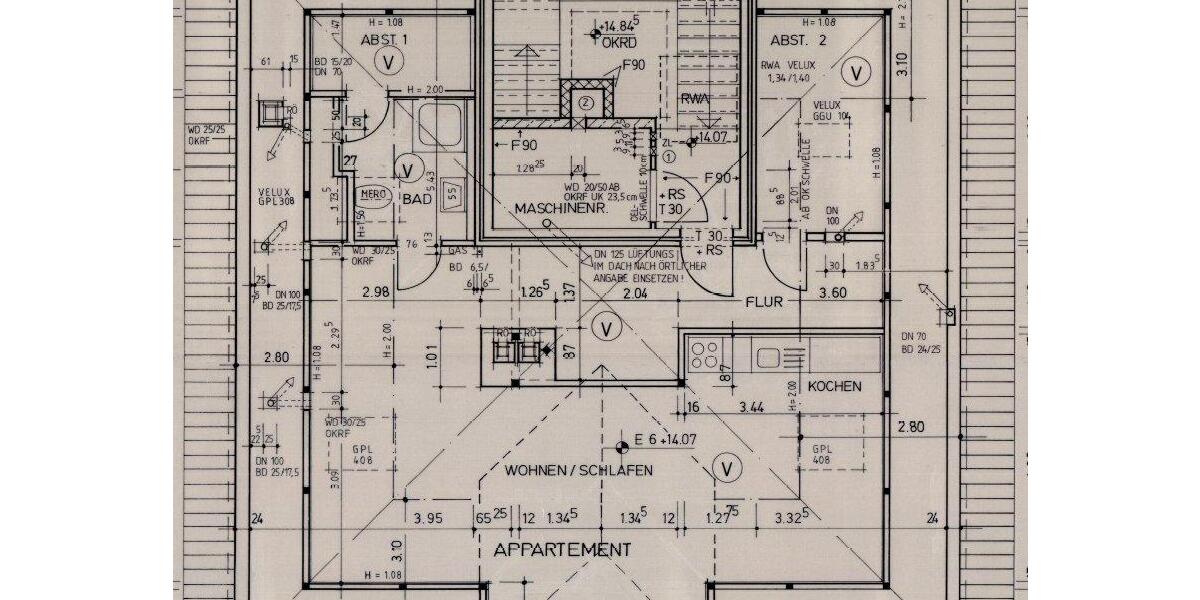 Dachgeschoßwohnung Ennepetal - 1.5 Zimmer, 54 m&sup2;, 499&euro; | Angebot:26366540