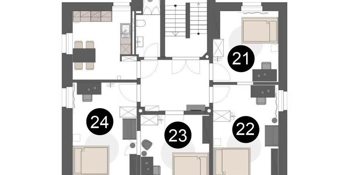 Wohnen auf Zeit Gießen - 4 Zimmer, 125 m&sup2;, 670&euro; | Angebot:26357321