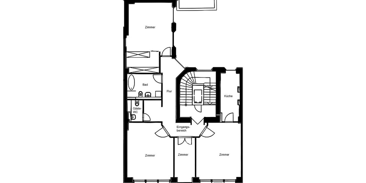 Etagenwohnung Berlin Mitte - 4 Zimmer, 138 m&sup2;, 2.627&euro; | Angebot:26094109