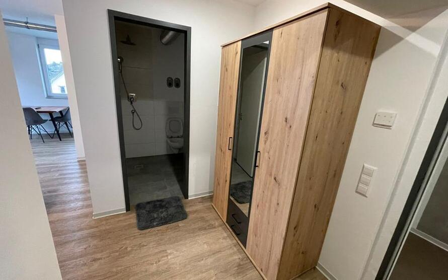 1-Zimmerwohnung (8), Boardinghouse, mit TV, Wlan, Küche, DuscheWc, Waschmaschine, Trockner zimmer
