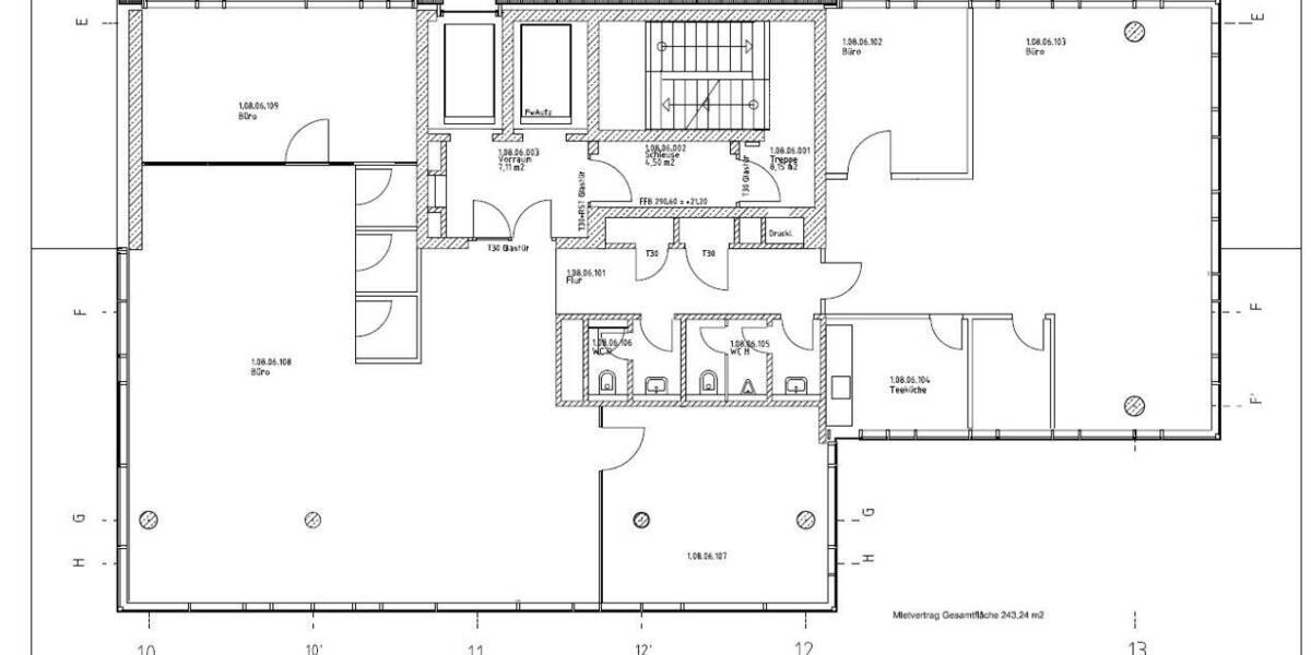 Gewerbeobjekt Freiburg im Breisgau Altstadt - 1 Zimmer, 249 m&sup2;, 4.100&euro; | Angebot:25706366