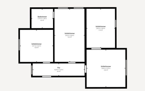 Dachgeschoßwohnung Löhne - 3 Zimmer, 64 m&sup2;, 450&euro; | Angebot:24712180