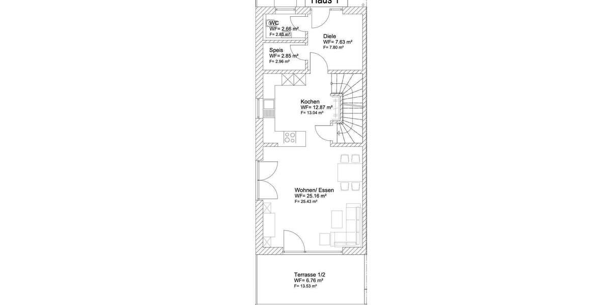Schönes Reihenendhaus in Donaustauf 5 zimmer