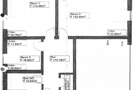 2 Raum Dachgeschosswohnung, Balkon, Aufzug, Tiefgarage zimmer