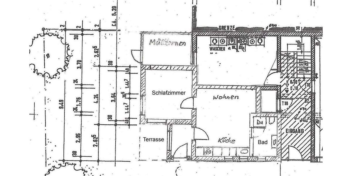 Etagenwohnung Beilngries Kottingwörth - 2 Zimmer, 45 m&sup2;, 380&euro; | Angebot:25109354