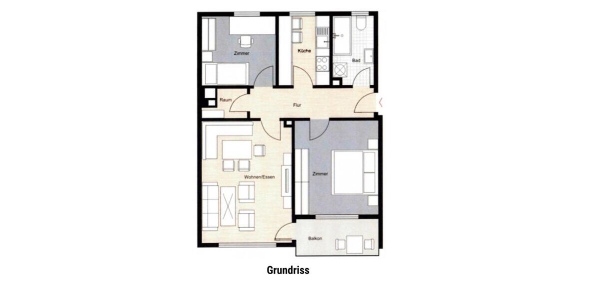 Etagenwohnung Memmingen - 3 Zimmer, 68 m&sup2;, 980&euro; | Angebot:25881514