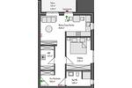 Etagenwohnung Osnabrück Gretesch - 2 Zimmer, 55 m&sup2;, 899&euro; | Angebot:25149857
