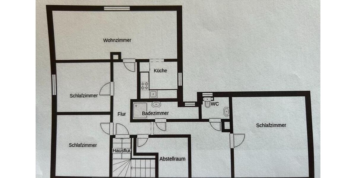 Dachgeschoßwohnung Rhede - 4 Zimmer, 72 m&sup2;, 684&euro; | Angebot:26504308