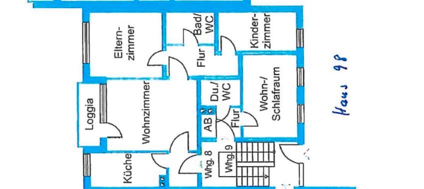 Etagenwohnung Rodgau - 4 Zimmer, 76 m&sup2;, 850&euro; | Angebot:24677319