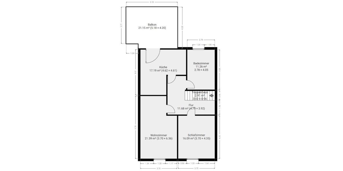 Etagenwohnung Sittensen - 2 Zimmer, 78 m&sup2;, 690&euro; | Angebot:26704026