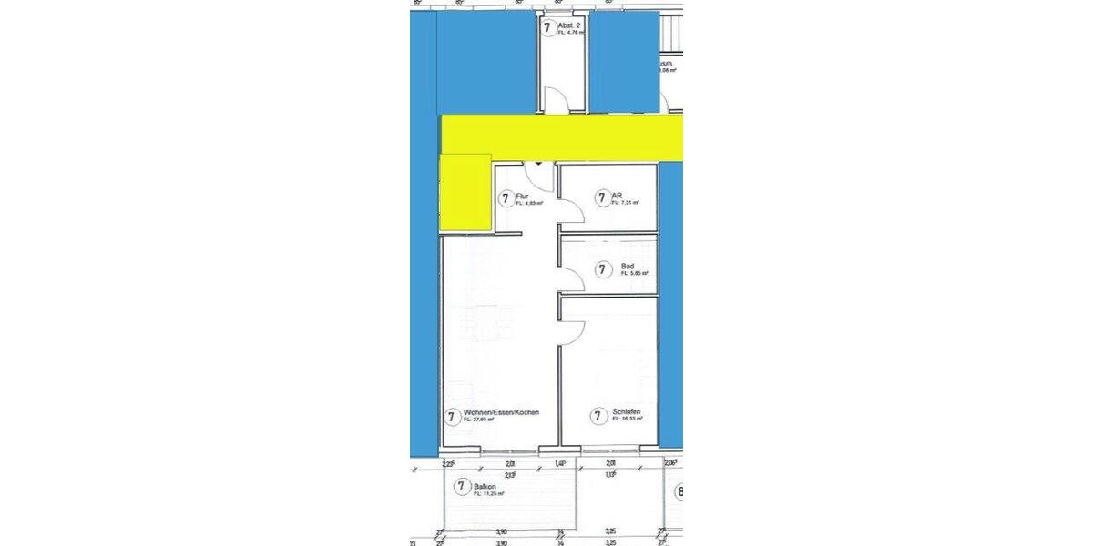 Etagenwohnung Pocking - 3 Zimmer, 73 m&sup2;, 714&euro; | Angebot:26133099