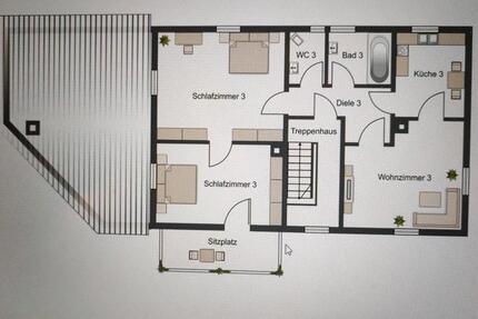 Wohnung Morsbach - 3 Zimmer, 69 m&sup2;, 550&euro; | Angebot:25052500