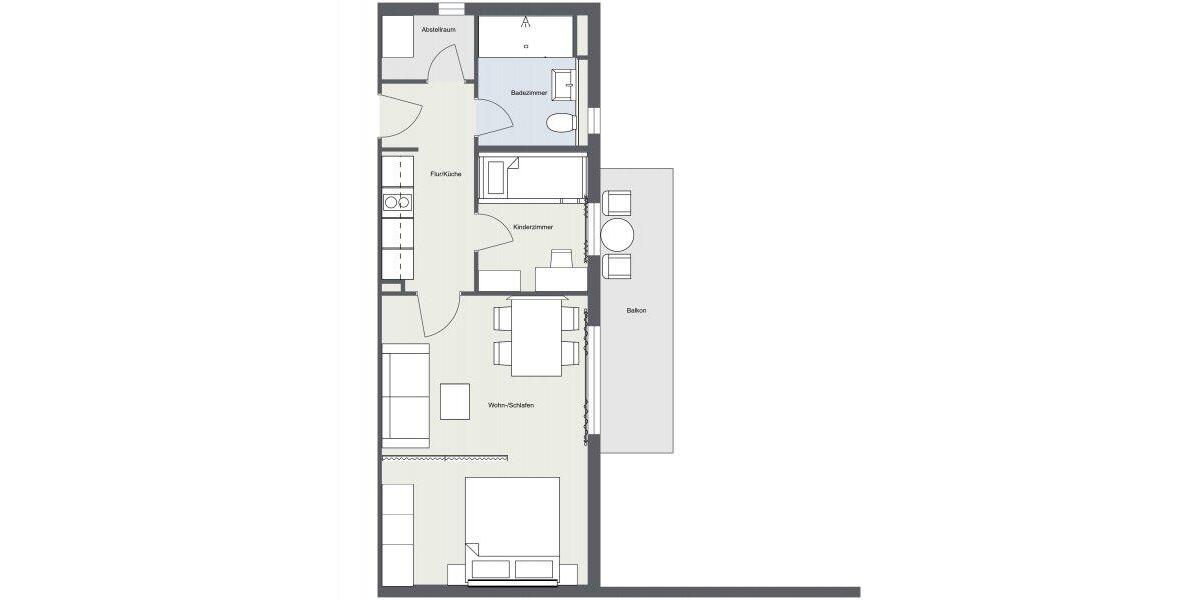Wohnen auf Zeit Waldkirchen - 2 Zimmer, 45 m&sup2;, 840&euro; | Angebot:26267768