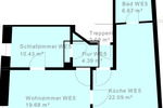 Etagenwohnung Oppenheim - 3 Zimmer, 63 m&sup2;, 729&euro; | Angebot:25872309