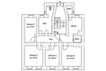 kleine 4-Zi-Whg mit BALKON- Laminat, separate Küche, Wanne+Dusche 4 zimmer