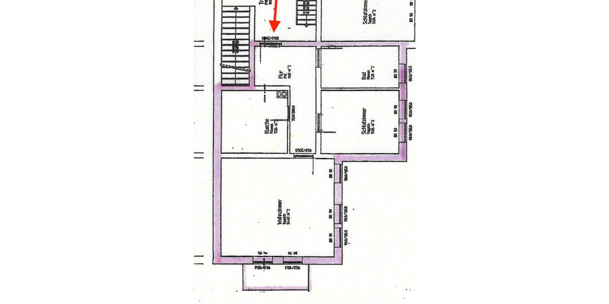 Etagenwohnung Sonneborn - 2 Zimmer, 66 m&sup2;, 400&euro; | Angebot:26388901