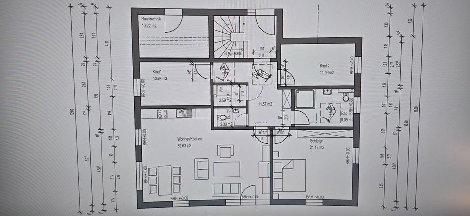 Erdgeschoßwohnung Dachwig - 4 Zimmer, 107 m&sup2;, 990&euro; | Angebot:26250036