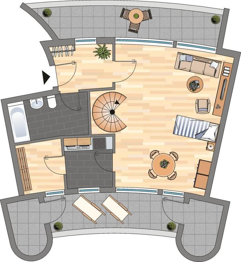 3-Zimmer-Wohnung in Bremen-Rönnebeck mit Balkon und Wesernah! zimmer