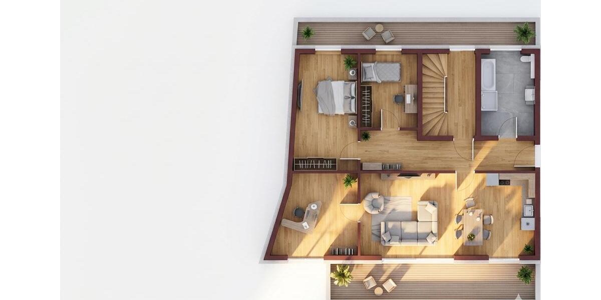 Etagenwohnung Breitenworbis - 4 Zimmer, 115 m&sup2;, 1.000&euro; | Angebot:26290179