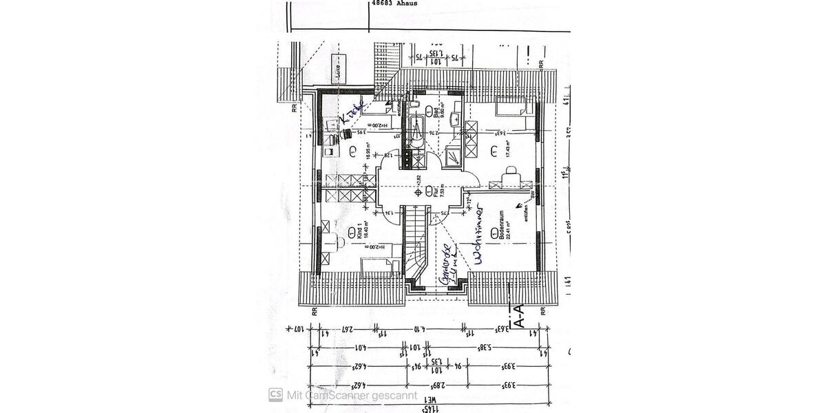 Dachgeschoßwohnung Ahaus - 3 Zimmer, 94 m&sup2;, 893&euro; | Angebot:24597553