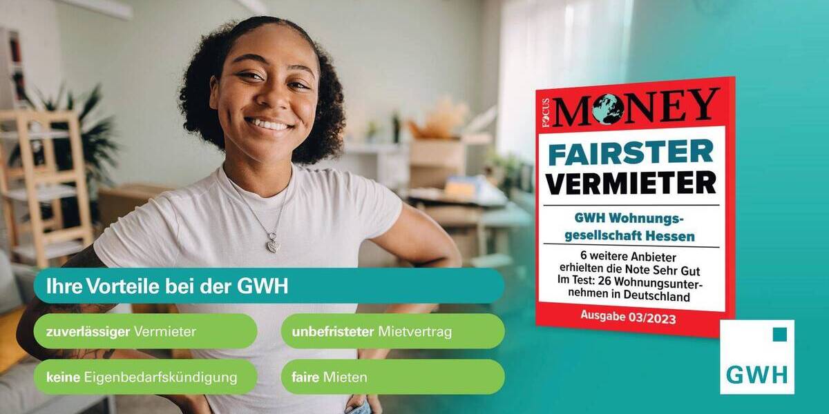 Etagenwohnung Darmstadt Kranichstein - 1 Zimmer, 44 m&sup2;, 450&euro; | Angebot:24138185