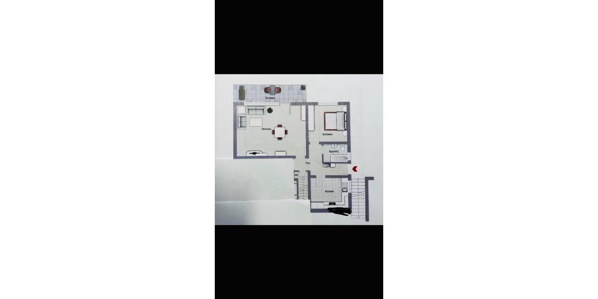 Terrassenwohnung Bad Bocklet - 2.5 Zimmer, 72 m&sup2;, 720&euro; | Angebot:24889023