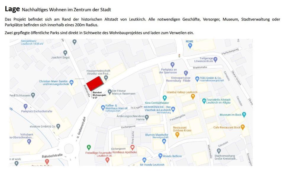 Etagenwohnung Leutkirch im Allgäu - 4 Zimmer, 120 m&sup2;, 1.450&euro; | Angebot:26610080