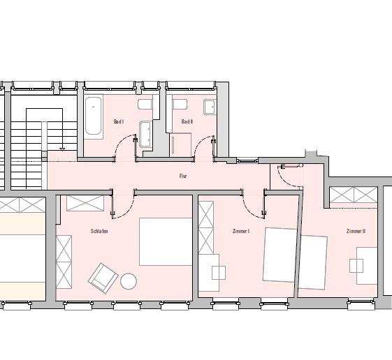 Maisonettenwohnung Pegau - 5 Zimmer, 125 m&sup2;, 1.500&euro; | Angebot:24785594