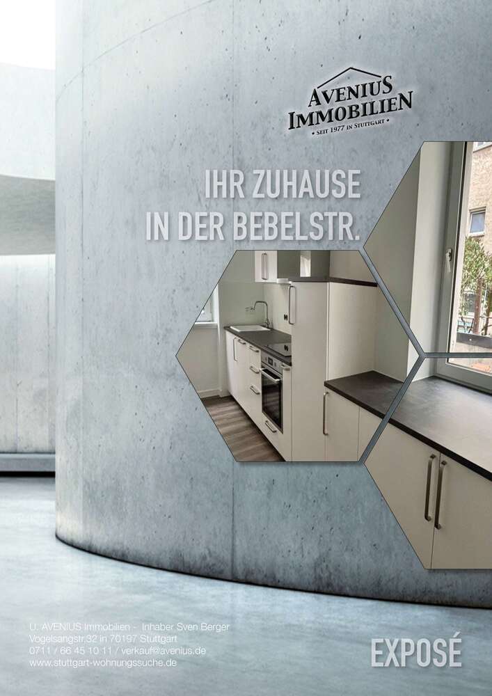 Wohnung zum Mieten in Stuttgart 1.450 € 90.74 m²