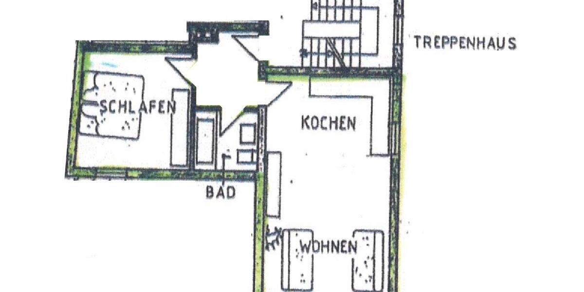 Etagenwohnung Daaden - 1 Zimmer, 51 m&sup2;, 480&euro; | Angebot:26522597