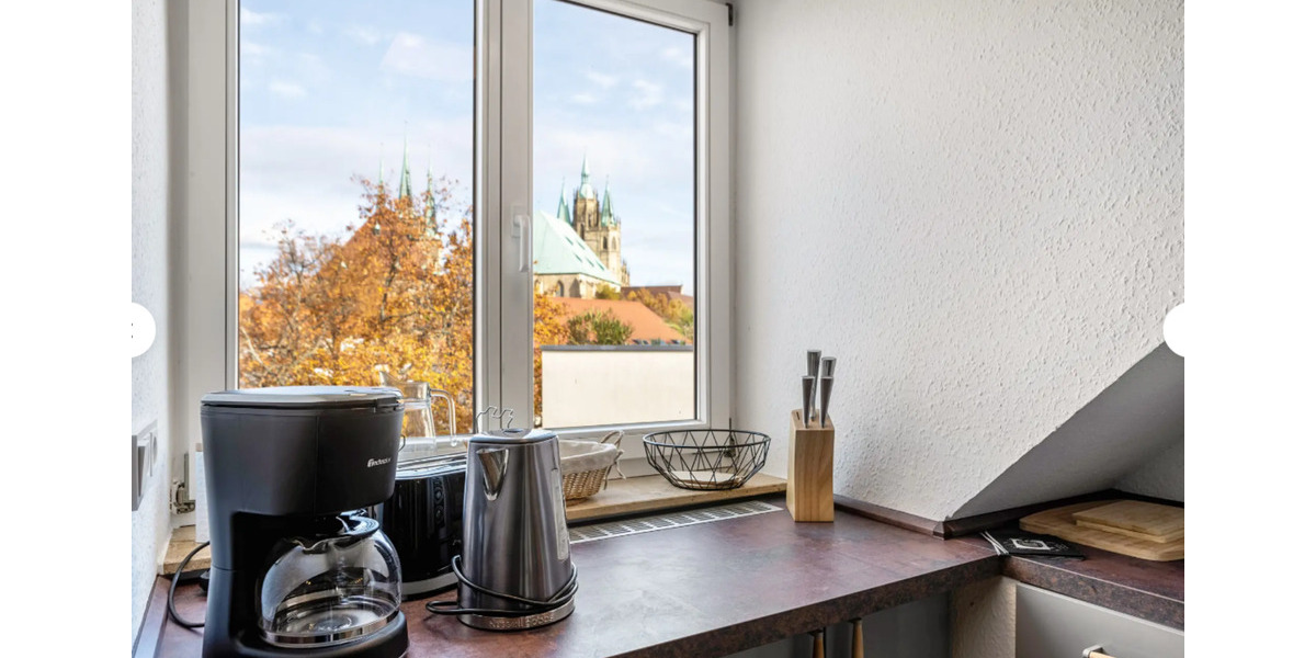 Dachgeschoßwohnung Erfurt - 2 Zimmer, 60 m&sup2;, 1.290&euro; | Angebot:25160940