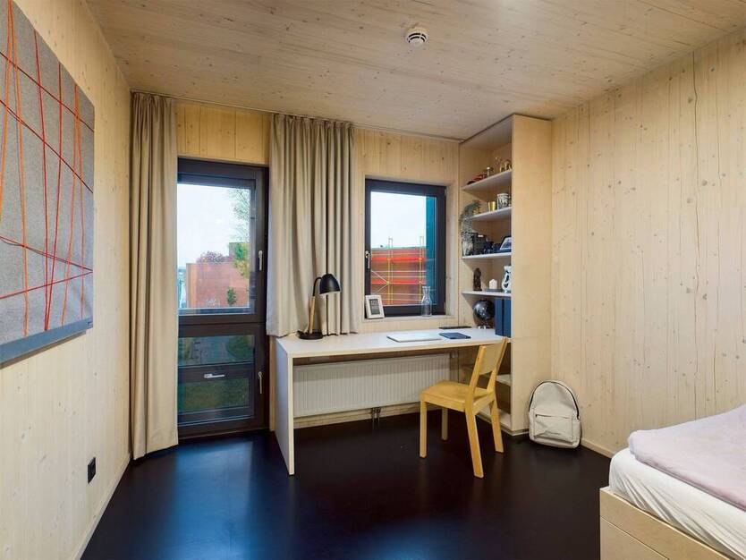 DIE ZimmerEI | Möblierte 1-Zimmer-Wohnung an der Berufsschule in Wilhelmsburg | Basic Bude